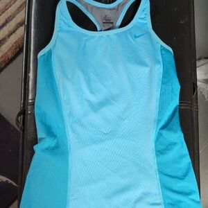 Nike Aqua Blue Racerback Training Tank